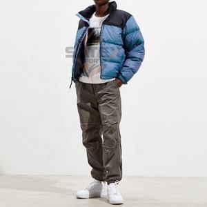 Chaqueta Acolchada de Alta Calidad al por Mayor, Estilo Casual, Cuello Alto, Logotipo Frontal, para Hombre - Product Image 4