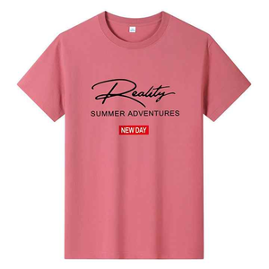 เสื้อยืดผ้าฝ้าย100% ทันสมัยลายพื้นผ้าฮิปฮอป220กรัมถัก - Product Image 4