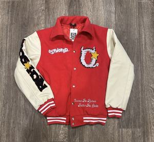 Chaqueta universitaria con letras de béisbol personalizada de alta calidad de fabricante OEM para hombre con mangas de cuero de chenilla bordadas para invierno - Product Image 1