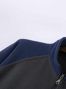 Algodón polar Casual media cremallera pulóver sudadera hombres de gran tamaño 1/4 Zip Hoodie Streetwear moda invierno ropa personalizada - Product Image 6