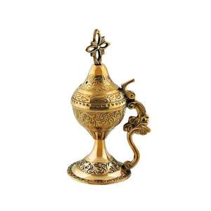 Accesorios de mesa Quemador de incienso decorativo Plata y oro Latón Buenos olores/Difusor de aroma Artesanía quemador de incienso de metal - Product Image 3