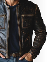 Veste de course d'équitation de moto en cuir de vache de qualité supérieure veste imperméable avec protecteurs approuvés CE