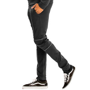 Conjunto Deportivo para Hombre con Cuello Alto, Chaqueta con Cremallera y Pantalones Ajustados, Logotipo Personalizado Bordado al por Mayor - Product Image 6