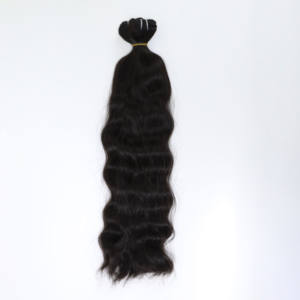 Extensiones de pelo natural de trama de máquina de paquetes de pelo vietnamita de la mejor calidad al por mayor Color negro ondulado natural - Product Image 6