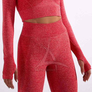 High Quality <b>Women</b> Yoga <b>Legging</b> Solid <b>Pattern</b> Breathable Lightweight Spandex/Polyester High Waist Made in Pakistan Wholesale - Product Image 3