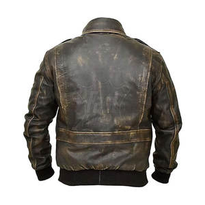 Chaquetas de Cuero para Hombre de Fábrica de Pakistán, Chaqueta de Cuero Genuino, Estilo Urbano, Chaqueta Bomber de Cuero para Hombre, Elegante - Product Image 6