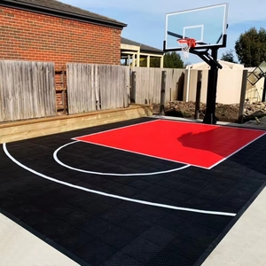 Baldosas <span class=keywords><strong>de</strong></span> Drenaje Encajables para Exteriores, Patio Trasero, <span class=keywords><strong>Mini</strong></span> <span class=keywords><strong>Cancha</strong></span> Deportiva, con Canchas <span class=keywords><strong>de</strong></span> <span class=keywords><strong>Baloncesto</strong></span> Usadas en Venta - Product Image 6