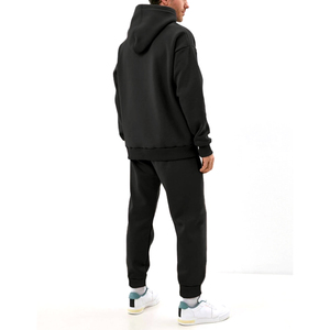 Conjunto de chándal y sudadera de tendencia superior para hombre, Jersey personalizado, chándales holgados con cordón liso en oferta muy barata - Product Image 4