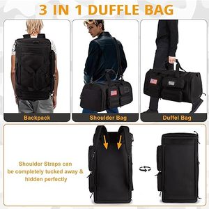 Travel Duffle Bag Weekender Gym Workout <b>Backpack</b> Stylish Large Capacity Sports Travel Carry Bag - Product Image 6