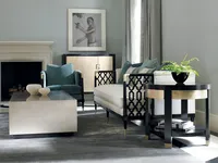 Table basse Caracole Cocktail Couture - Pièce d'exception haut de gamme en verre et métal, design artistique