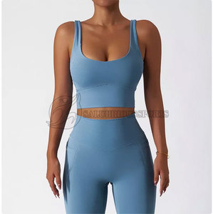 Ensemble soutien-gorge legging d'entraînement de sport ensemble de yoga pour femmes ensembles de yoga sans couture de gymnastique de sport de sport - Product Image 3