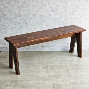 Acacia Wood Patio <b>Bench</b> Rustic Design 120x30x45cm Outdoor/Entry Park/Garden <b>Bench</b> <b>Metal</b> Frame - Product Image 2