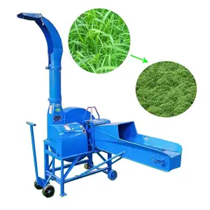 4 ton / hour livestock feed corn silage crusher cutting machine chicken cattle food grass hay chaff cutter HJ-GP450