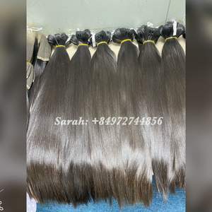 Vente en gros d'extensions de cheveux vietnamiennes rectilignes à os longs cuticules alignées pour la trame de génie - Product Image 2