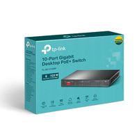 TP-Link TL-SG1210MP High-Speed 10-Port Network Switch with 9x 1000Mb/s RJ45 8x PoE+ 1x RJ45/SFP Combo