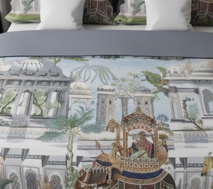 Ensemble de literie pliée en coton 100% King Size de la collection Hôtel, confortable et durable, 600 fils/cm², 2 taies d'oreiller incluses - Product Image 5