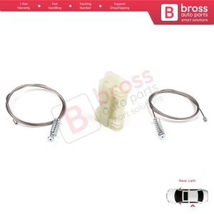 Juego de Reparación de Elevalunas Eléctrico Trasero Izquierdo BWR1052 para Clio MK3 BR CR KR SR 2005-2014 5 Puertas 8200291151 - Product Image 3