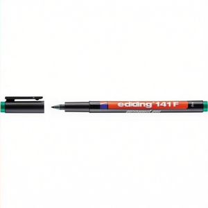 Rotulador Edding 141 F de 0.6 mm, Verde, No Resistente al Agua, para Productos de Presentación - Product Image 3