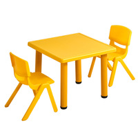 Coloré maternelle meubles garderie école préscolaire Table chaise en plastique jeunesse enfant bureau Table ensemble pour les enfants étudier