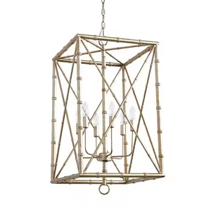 Azora Industries Suspension murale moderne en fer doré, lot multi-pièces pour éclairage et décoration de maison, hôtel, salon - Product Image 2