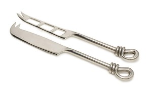 Juego de cuchillos de queso de acero inoxidable con patrón de alta calidad, mango de nudo hecho a mano, el mejor precio, herramientas de corte de queso de Metal, uso de cocina - Product Image 4