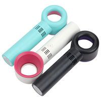 Mini Ventilador Portátil Recargable por USB, Ventilador de Mano sin Aspas, Ventilador de Refrigeración para Extensiones de Pestañas