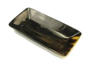 Newest Natural Buffalo Horn Tray TAQI Handicraft Customized Size Horn Serving Trays for Customized Size Cheap Price - Product Image 2