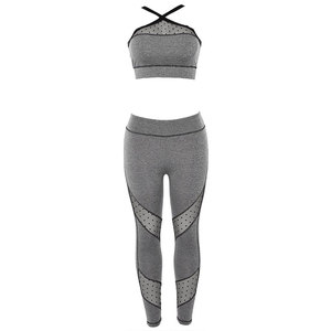 Personnalisé 2 Pièces Femmes Fitness Sports Workout Running Yoga Legging Personnalisé Athlétique Gym Fitness Ensembles de Fabricants - Product Image 4