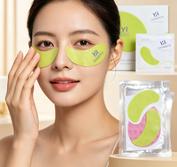 Patchs hydrogel pour les yeux SHINECO à la caféine et à la niacinamide, hydratants et doux, soin hydratant pour le contour des yeux