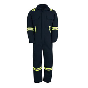 Confortable hommes vêtements de travail coton travail combinaison EN certifié séchage rapide respirant uniforme de sécurité pour entrepôt industriel - Product Image 1