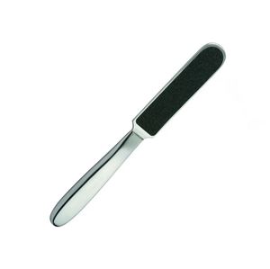 Vente en gros de lime à pied en acier inoxydable lime à ongles pédicure personnalisée dissolvant de callosités 100/180 jetable double face directement de l'usine - Product Image 2