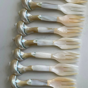 Vaisselle de luxe ensemble cuillère et cuillère en nacre pour restaurants boutiques de cadeaux artisanat mère de cuillères vietnamiennes - Product Image 1