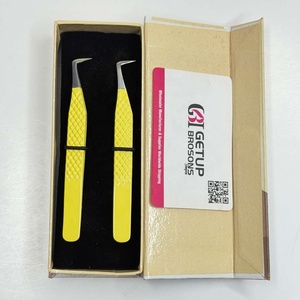 Las Mejores Pestañas de Diamante GETUP BROSONS IMPEX GBI-EET de 10 mm, de Acero Inoxidable con Recubrimiento en Polvo Amarillo, Antimagnéticas y Antiestáticas - Product Image 1