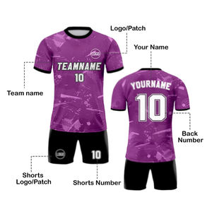 Offre Spéciale hommes et femmes vêtements de sport maillots de football et shorts adultes coupe automatisée chemises et hauts vêtements de football maillot de football - Product Image 2