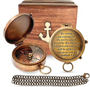 Boussole personnalisée, boussole cadran solaire, cadeau d'anniversaire, cadeaux de mari, cadeau de Couples, cadeaux de Noël - Product Image 1