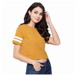 Camisetas Cortas Ecológicas Vintage para Mujer, de Manga Corta, Cuello Redondo, Personalizadas, de Algodón, Jersey, Felpa, Secado Rápido - Product Image 6