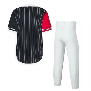 Uniformes de baseball respirants haute performance, grandes tailles |   Vêtements d'équipe personnalisés Tissu doux et durable |   Service OEM personnalisé - Product Image 4