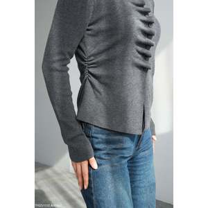 เสื้อคาร์ดิแกนสีแอนทราไซต์แบบรูดปิดเอง - Product Image 3