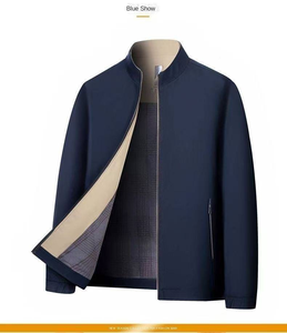 Veste de moto pour homme sur mesure de haute qualité 2025, denim coupe-vent imperméable à séchage rapide, coupe ajustée, grande taille, décontractée automne-hiver - Product Image 3