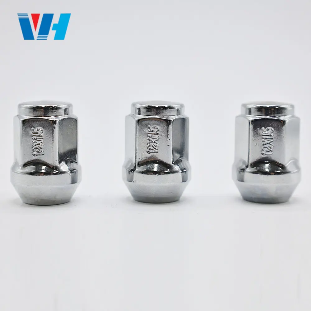 1.31in chiều dài 20mm Hex M 12x1.5 Lug Nuts Chrome Tương thích với chọn mô hình 517