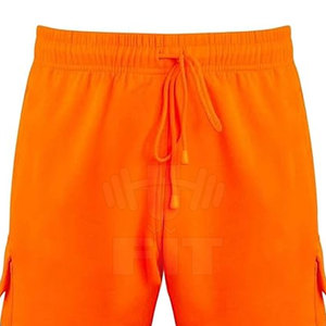 Short cargo de travail 100% polyester réfléchissant de haute qualité Prix bon marché Personnalisé Hommes 6 poches Service OEM écologique Solide - Product Image 5