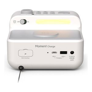 MOMENT Charge Cotton white 30104 <b>clock</b> <b>radio</b> - Product Image 3