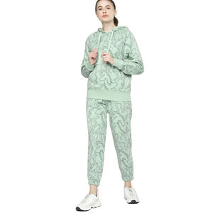 Conjunto de chándal para mujer con pantalones para correr y chaqueta con cremallera completa para ejercicio al aire libre, ropa deportiva y uso diario de entrenamiento - Product Image 1