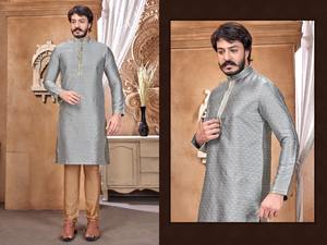Vente en gros Design personnalisé Vêtements indiens d'hiver pour hommes décontractés Punjabi Kurta - Product Image 3