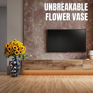 Luxury Metal <b>Vase</b> with Subtle Golden Touch for Elegant Decor Golden-Touched Metal <b>Vase</b> for a Glamorous Home Aesthetic - Product Image 1