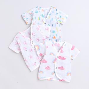 เสื้อกั๊กลายจุด3ชิ้นครึ่งแขน/jhabla-หลากสี - Product Image 1