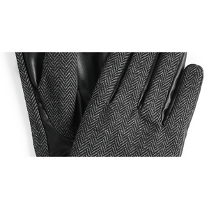 Guanti eleganti da uomo Alfani a spina di pesce, neri, taglia normale, accessori funzionali per esterni - Product Image 3