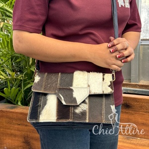 กระเป๋าสะพายหนังวัวใช้สำหรับผู้หญิงกระเป๋าถือมีสไตล์สไตล์สไตล์โบฮีเมียนสำหรับใส่ผมดีไซน์สวยกระเป๋าอเนกประสงค์สไตล์โบฮีเมียน - Product Image 1