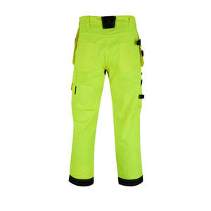 Pantalones de Trabajo de Alta Visibilidad para Hombre, Resistentes, con Franjas Reflectantes, Bolsillos Tipo Cargo, Ropa de Trabajo de Invierno, 100% - Product Image 5