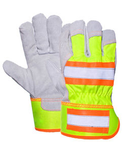 <b>Working</b> <b>Gloves</b> Manufacturer Cowhide Split Leather Rubberized Cuff Custom Logo <b>Waterproof</b> Work <b>Gloves</b> Industrial Construction - Product Image 5